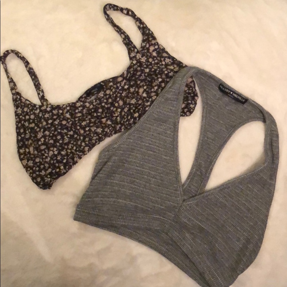 brandy melville bralette bundle